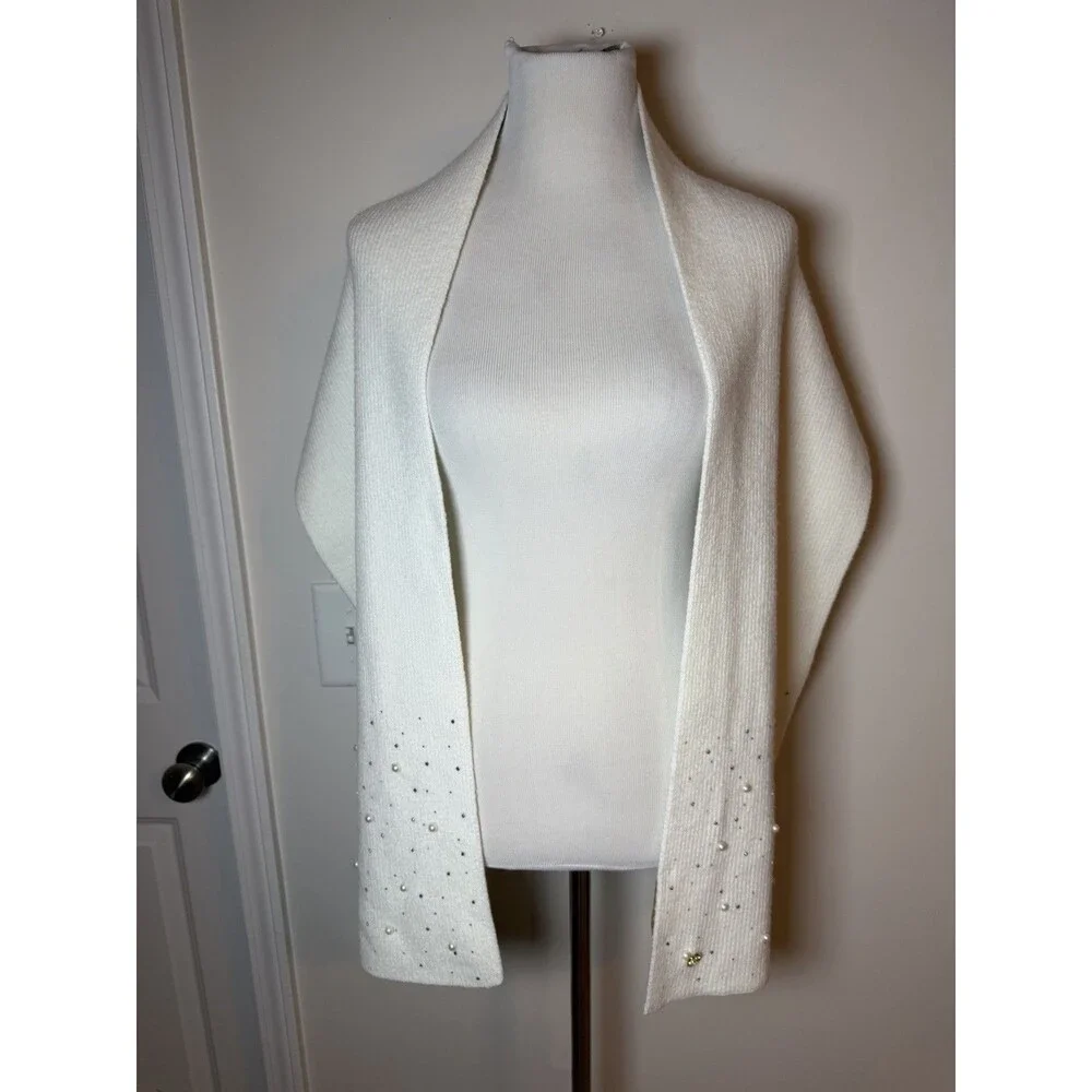 Lilly Pulitzer Embellished Pearl Rhinestone Scarf
